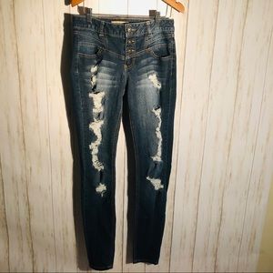 Skinny jeans distressed size 3/4